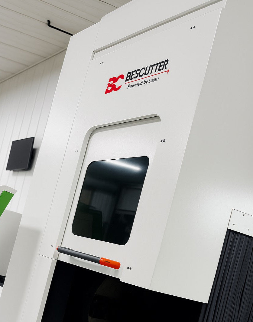 Tube laser cutting machine ready for precision tubing fabrication at HM Metalworks